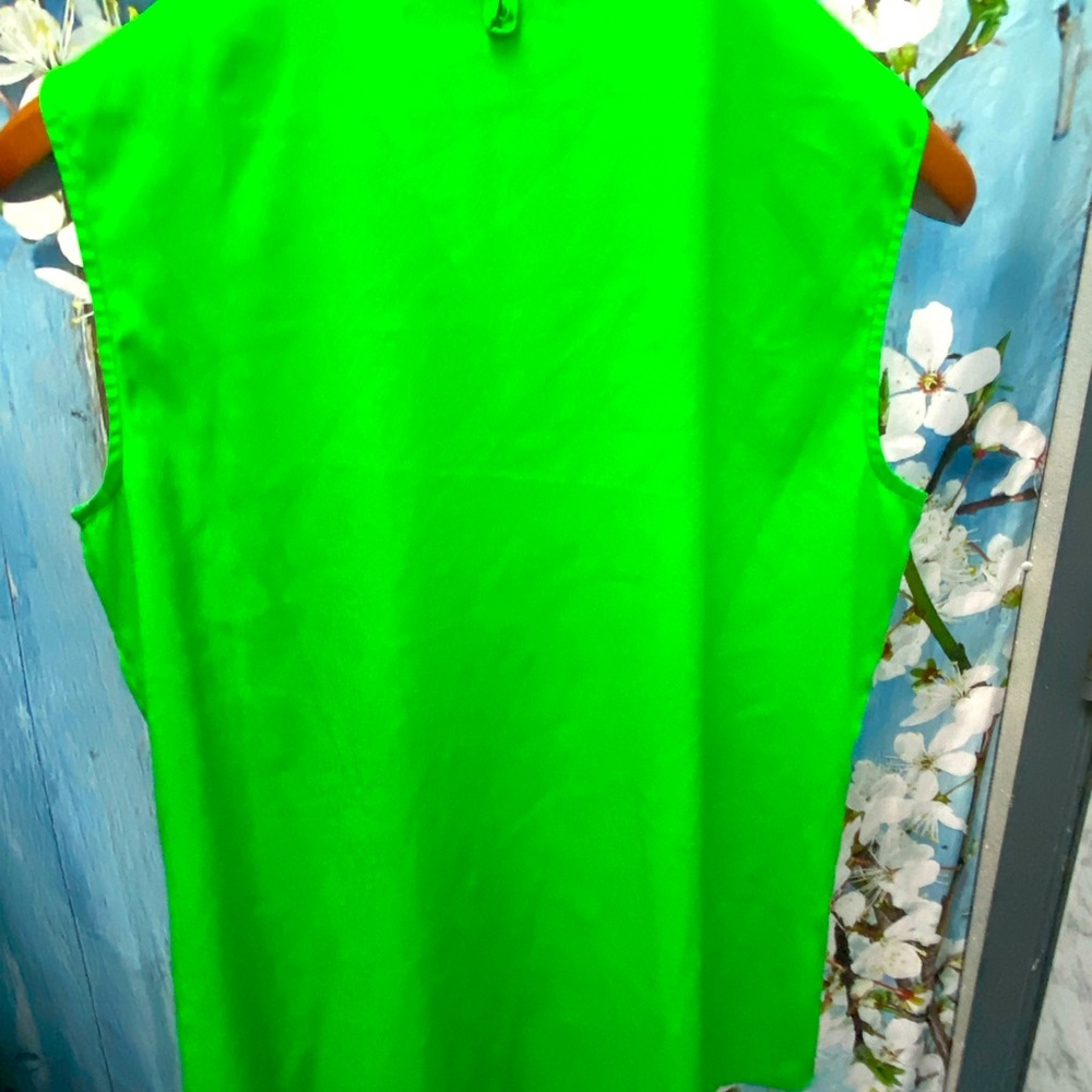 Calvin Klein Green Sleeveless Top